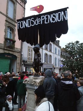 Iconographie - Manifestation contre le régime des retraites