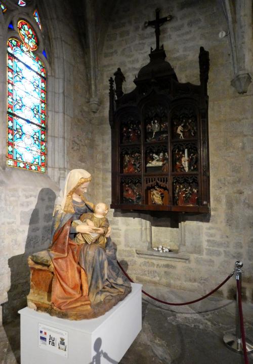 Iconographie - Collégiale Saint-Hippolyte (1415) - Vierge à l'Enfant
