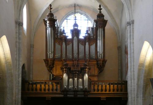 Iconographie - Collégiale Saint-Hippolyte (1415) - L'orgue  Cavaillé-Coll de 1859