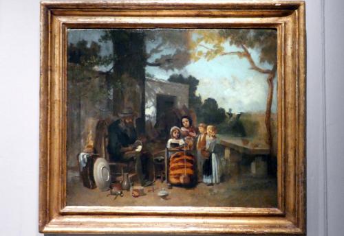 Iconographie - Le racommodeur de vaiselle, selon Gustave Courbet