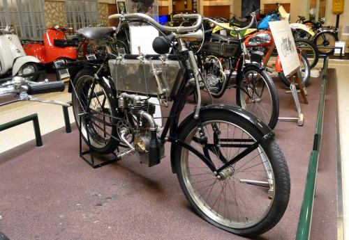 Iconographie - Musée Peugeot - Motocyclette légère, 1905