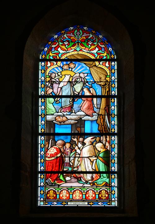 Iconographie - La chapelle Notre-Dame de Fréligné - Vitrail