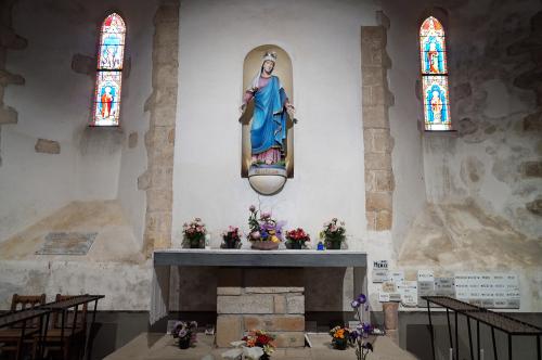 Iconographie - La chapelle Notre-Dame de Fréligné - Le maître autel