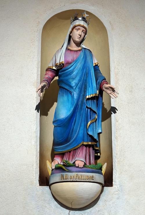 Iconographie - La chapelle Notre-Dame de Fréligné - Statue de Notre-Dame de Fréligné
