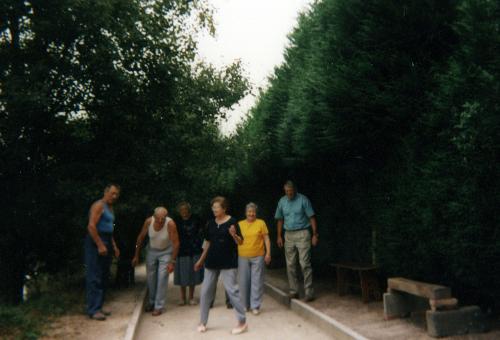 Iconographie - Joueurs de boules en bois