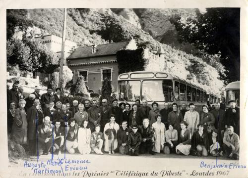 Iconographie - En excursion dans les Pyrénées - Téléférique du Pibeste