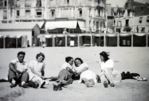 Iconographie - Pierre Erieau et son épouse aux Sables-d'Olonne