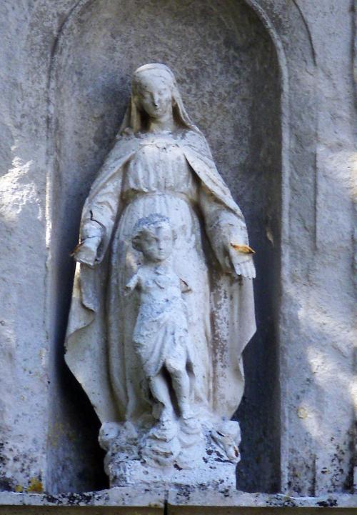 Iconographie - Chapelle  - Niche de la Vierge et l'Enfant