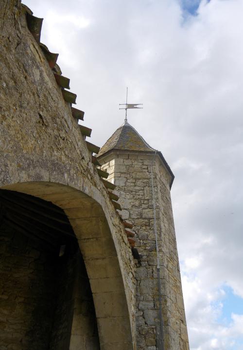 Iconographie - Vue sur la tourelle du donjon