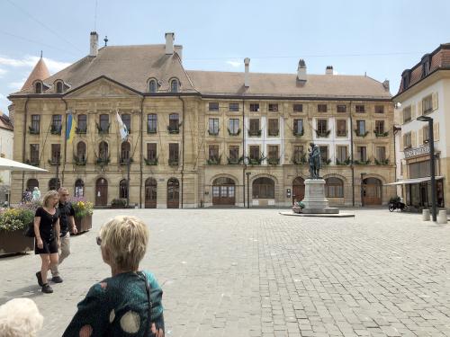 Iconographie - Yverdon-les-Bains - Une place