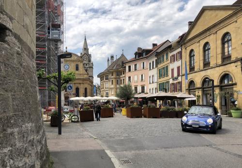 Iconographie - Yverdon-les-Bains - Une place