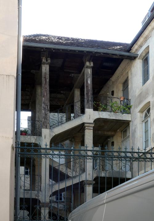 Iconographie - Escaliers, Hôtel Rigollier de Parcey