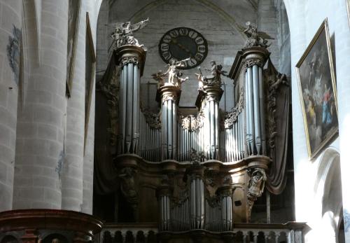 Iconographie - La collégiale Notre-Dame - L'orgue Riepp, 1754