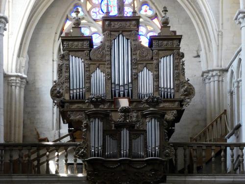 Iconographie - Buffet de l'orgue remontant à 1615, facteur Simon Duprey