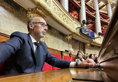 Iconographie - Le député Stéphane Buchou à l'Assemblée nationale