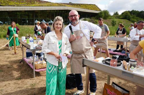 Iconographie - Concours de cuisine La Vendée aux Fourneaux, Sylvain Bourmaud et Delphine Mougel