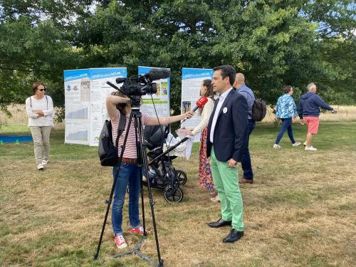 Iconographie - Christophe Aubineau interviewé par TV Vendée