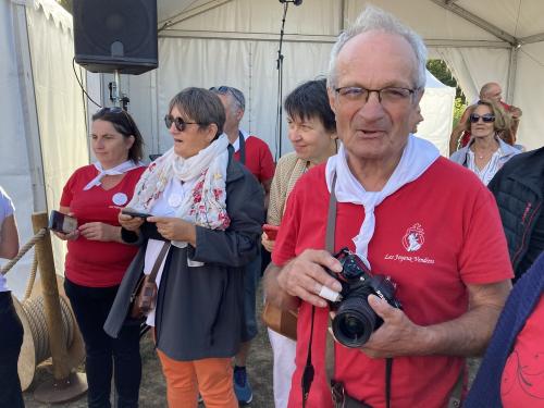 Iconographie - Michel Souchet des Joyeux Vendéens du Boupère après le final