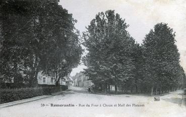 Iconographie - Rue du Four à Chaux et mail des Platanes