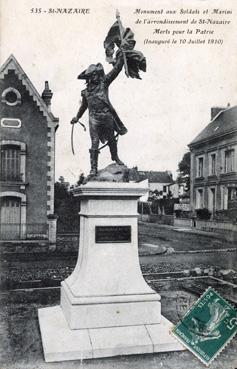 Iconographie - Monument aux soldats et marins de l'arrondissement de Saint-Nazaire morts pour la patrie