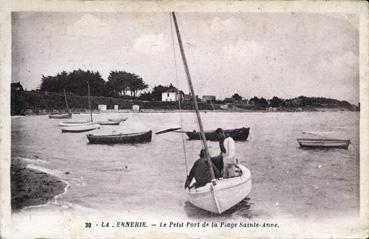 Iconographie - Le petit port de la plage Sainte-Anne