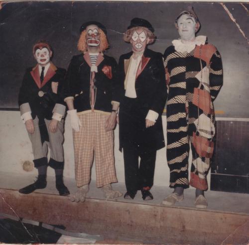 Iconographie - 4 clowns dont Papy Poënot