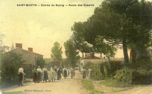 Iconographie - Entrée du Bourg - Route des Essarts