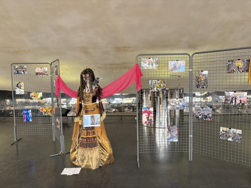Iconographie - Exposition photographique du carnaval d’Albi dans le hall du théâtre Scène nationale d’Albi