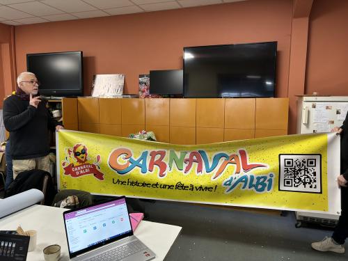 Iconographie - Banderole Carnaval d’Albi, une histoire et une fête à vivre