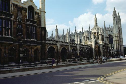 Iconographie - cambridge King's College Façade