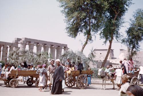 Iconographie - Procession de la barque - Louxor