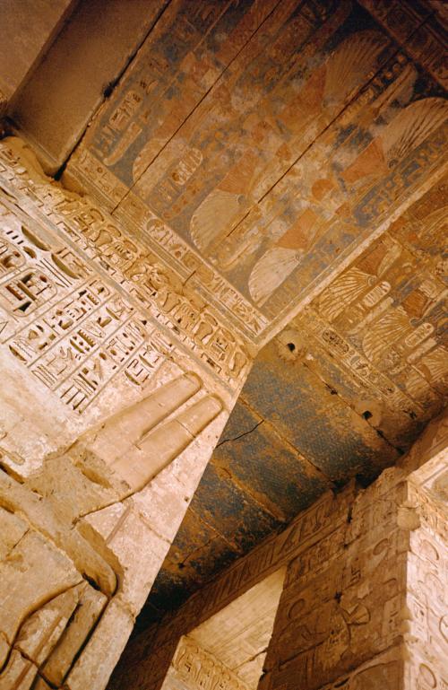 Iconographie - Scènes divines peintes au plafond - KarnaK