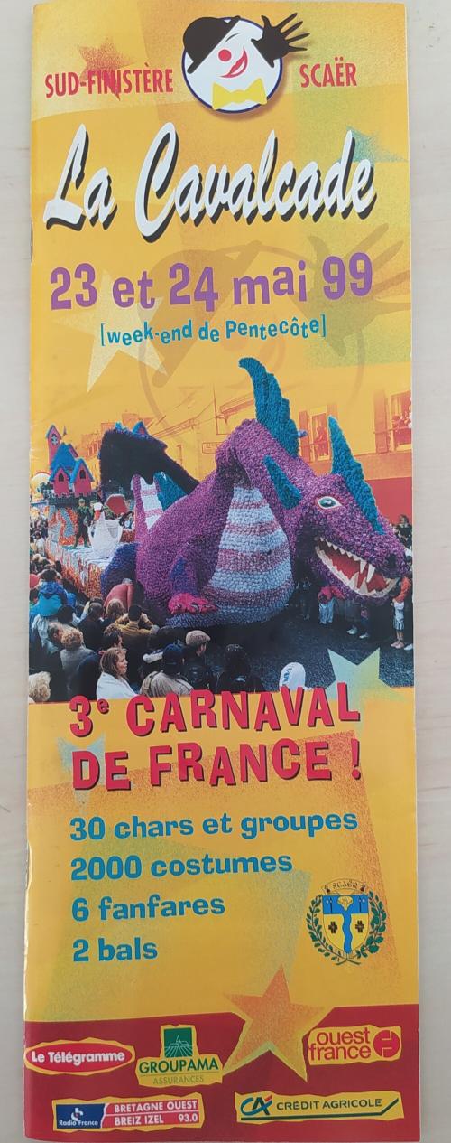 Iconographie - programme de la cavalcade de 1999