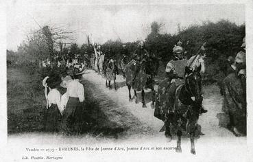 Iconographie - La fête de  Jeanne d'Arc - Jeanne d'Arc et son escorte