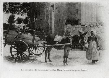 Iconographie - Les débuts de la carrosserie chez les Maraîchins du Langon