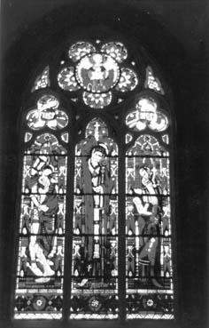 Iconographie - Vitrail Saint Martin dans l'église de la Meilleraie