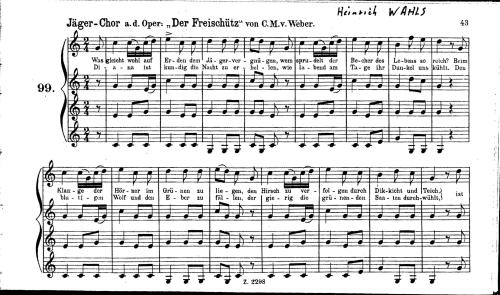 Partition - Der Freischütz (page 43)