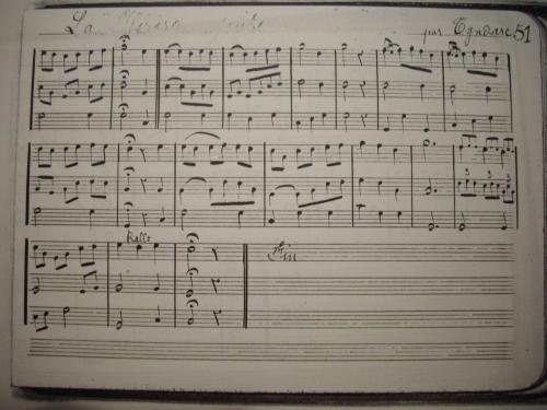 Partition - Girard (La) ou La Franche-Comté 2 sur 2 Manuscrit original