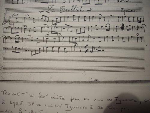 Partition - Trolliet (La) ou Le chant du soir - Manuscrit original