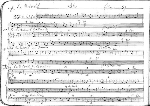 Partition - Réveil (Le) (Lagard)