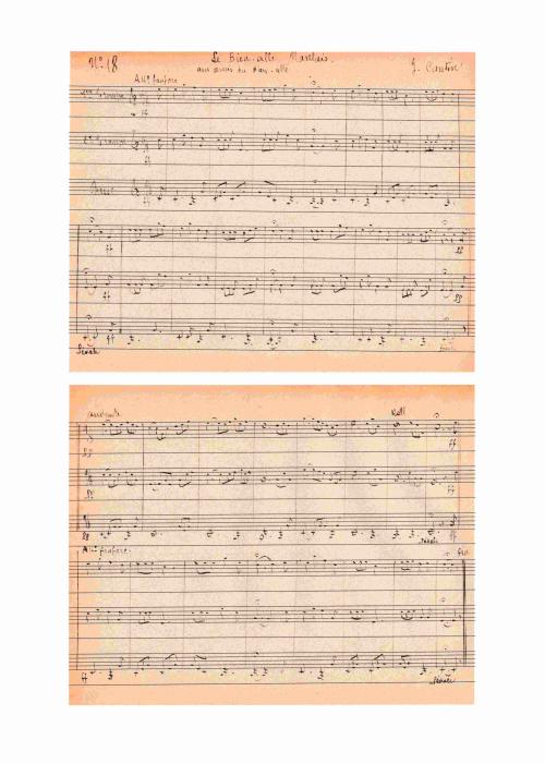 Partition - Bien Allé Nantais (Le) - Manuscrit recopié d'un original.
