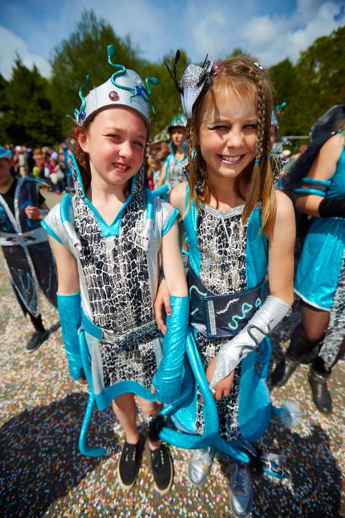 Iconographie - Enfants déguisés sur le défilé 2015
