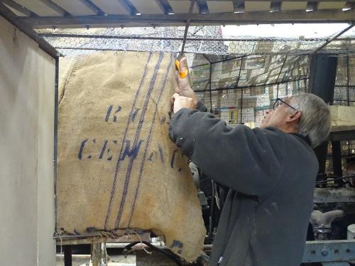 Iconographie - carnavalier pendant construction d’un char