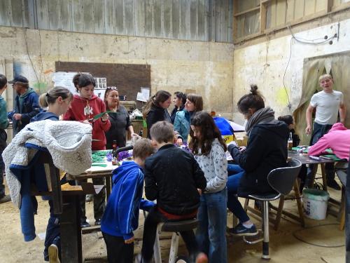 Iconographie - Moment de construction intergénérationnelle