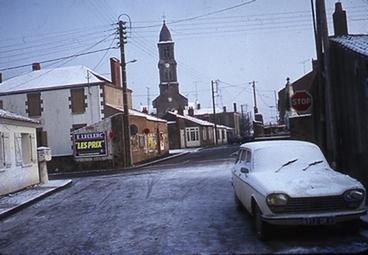 Iconographie - le bourg sous la neige