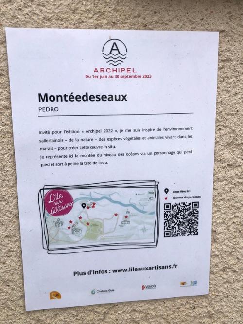 Iconographie - Bourg de Sallertaine. Fresques et sports