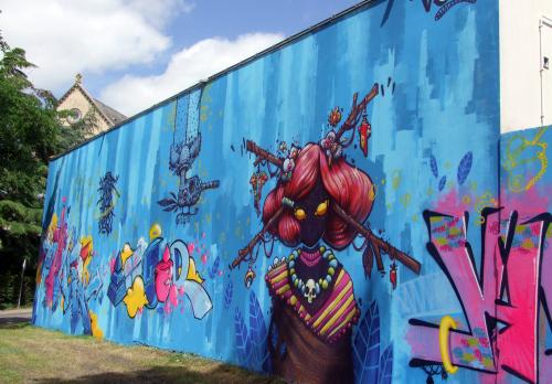 Iconographie - Graffitis - Chute libre Flash Players