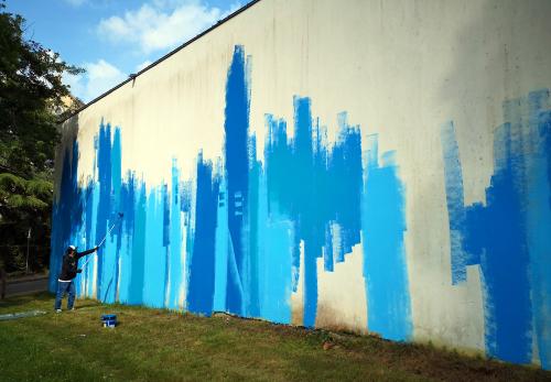 Iconographie - Graffitis - Chute libre Flash Players