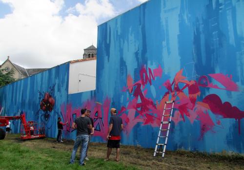 Iconographie - Graffitis - Chute libre Flash Players