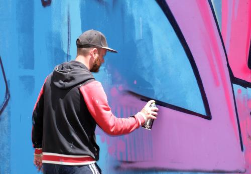 Iconographie - Graffitis - Chute libre Flash Players